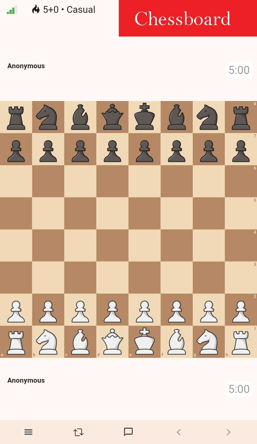 Chessboard on Lichess App